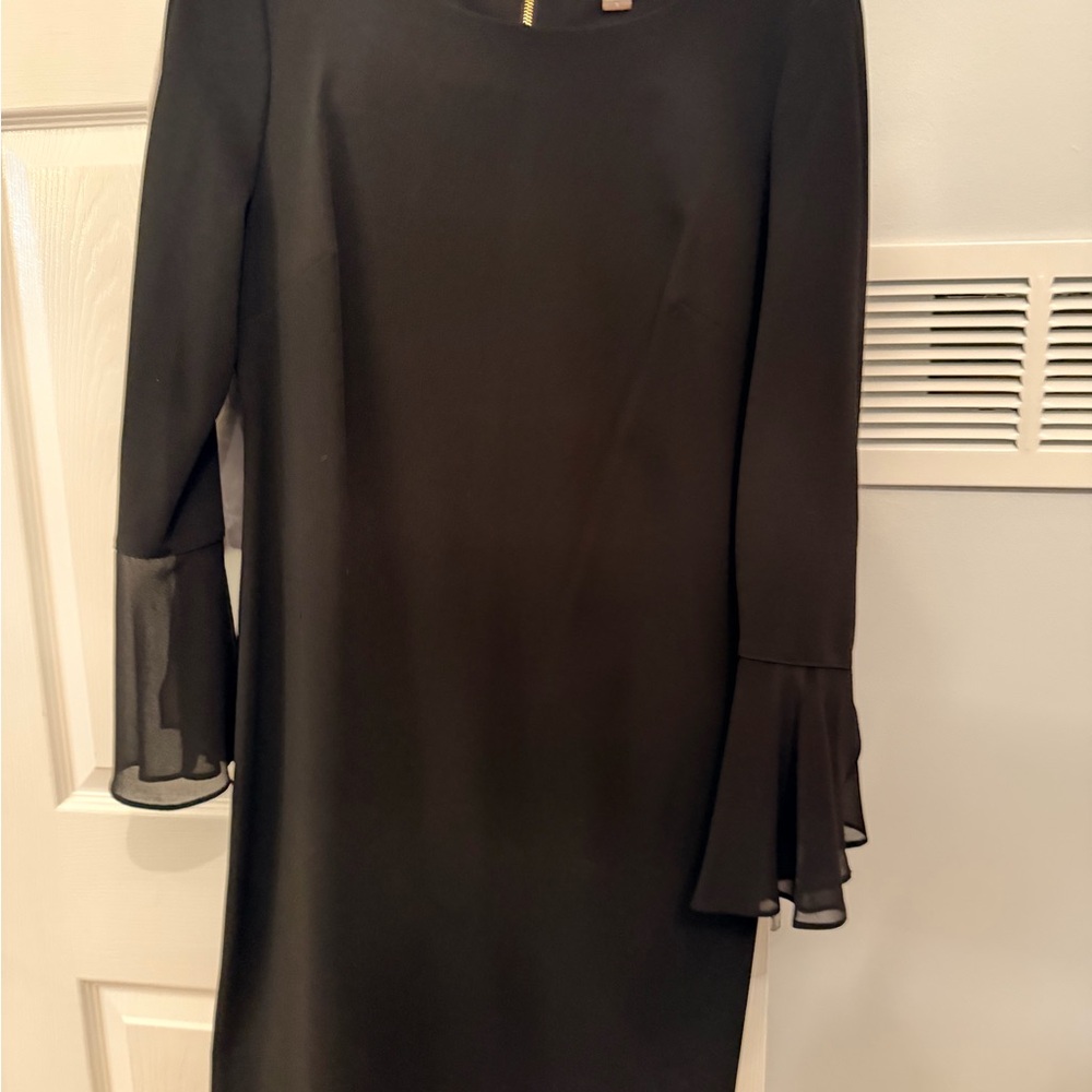 Calvin Klein Black Long Sleeve Dress